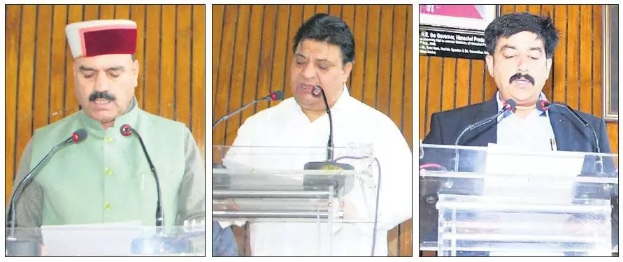 Himachal Pradesh: छह नवनिर्वाचित विधायकों ने शपथ ली