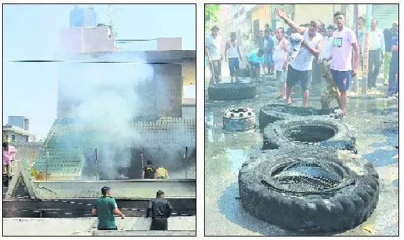 Ludhiana News: टायर गोदाम जलकर राख हो गया