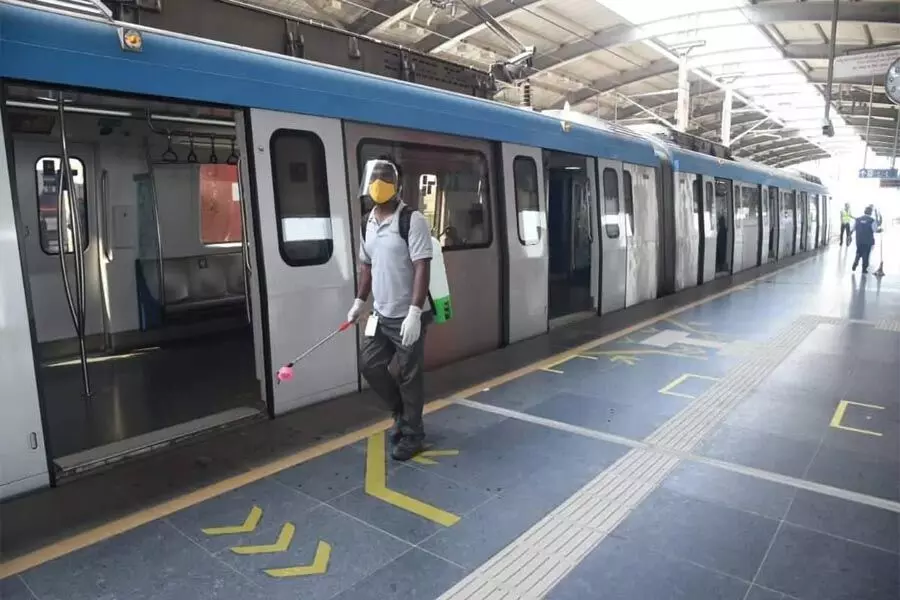 Hyderabad मेट्रो रेल लिमिटेड ने मानसून सीजन के लिए कमर कस ली