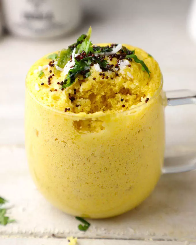 MUG DHOKLA RECIPE :बनाइये घर मई यूनिक स्टाइल में ढोकला जानिए रेसिपी