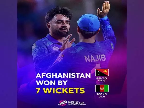 T20 World Cup : अफगानिस्तान ने पापुआ न्यू गिनी पर सात विकेट से जीत दर्ज की