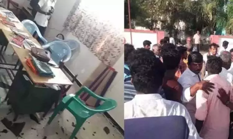 Unrest over inter-caste marriage: तिरुनेलवेली सीपीएम कार्यालय में तोड़फोड़ के आरोप में 13 गिरफ्तार