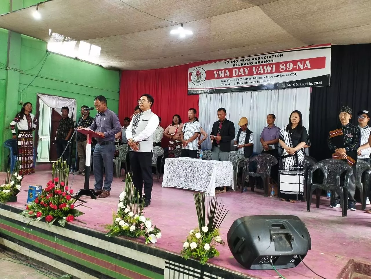Mizoram News : मुख्यमंत्री के सलाहकार पीयू टीबीसी लालवेनचुंगा ने केलकांग में वाईएमए दिवस मनाया