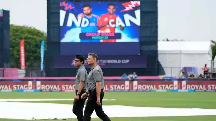 T20 World Cup: फ्लोरिडा में गीली आउटफील्ड के कारण भारत का कनाडा के खिलाफ ग्रुप ए का आखिरी मैच धुल गया