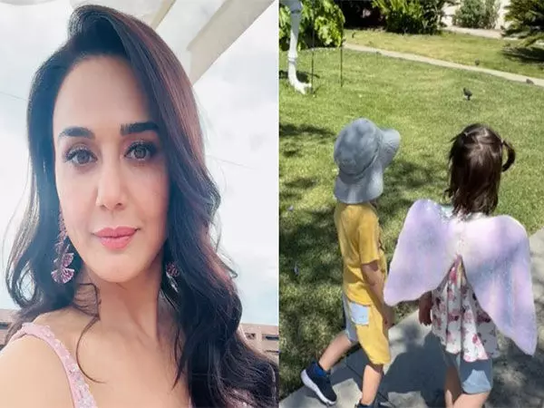 Preity Zinta ने जुड़वाँ बच्चों जिया और जय की प्यारी तस्वीर शेयर की
