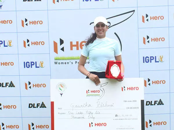 Gaurika Bishnoi ने शानदार प्रदर्शन करते हुए महिला प्रो गोल्फ टूर का सातवां चरण जीता