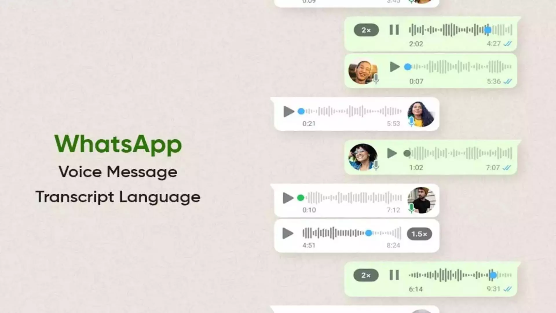 WhatsApp भाषा विकल्पों के साथ वॉयस मैसेज ट्रांसक्रिप्शन फीचर पेश करेगा