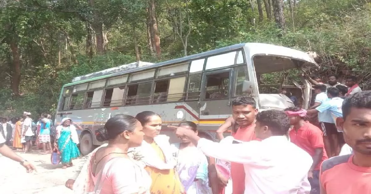 Sundargarh : सरकारी बस दुर्घटनाग्रस्त, तीस से अधिक यात्री घायल