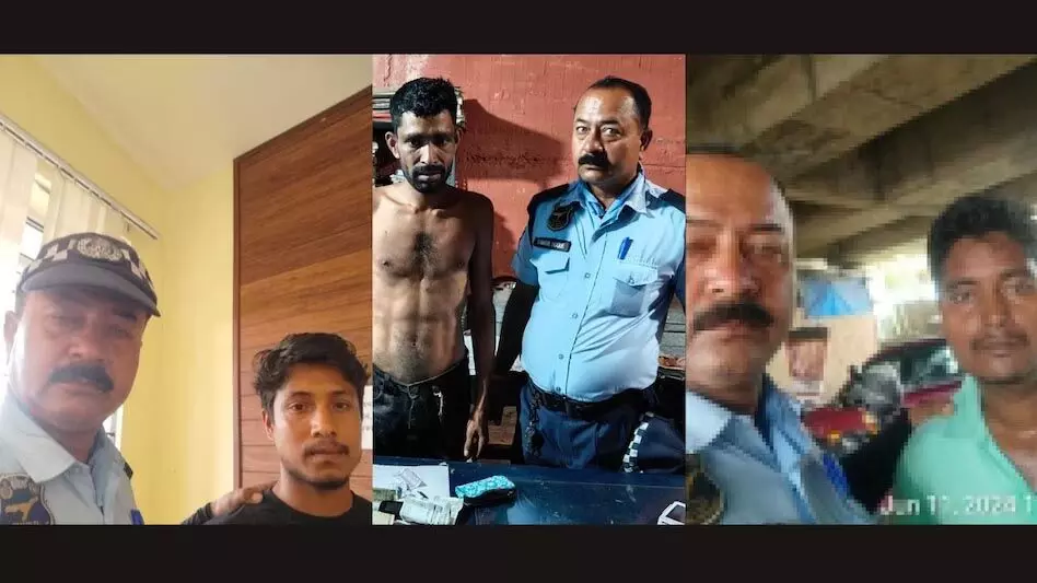 ASSAM NEWS :  ट्रैफिक पुलिस की बहादुरी से गुवाहाटी में चोर गिरफ्तार