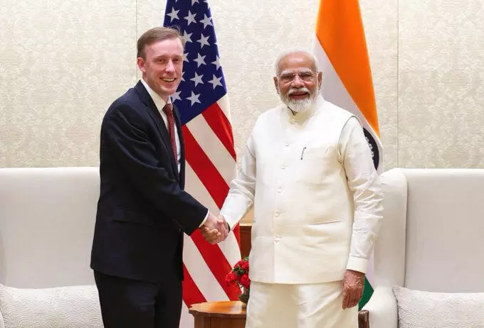 अमेरिकी राष्ट्रीय सुरक्षा सलाहकार जेक सुलिवन से मिले PM नरेंद्र मोदी