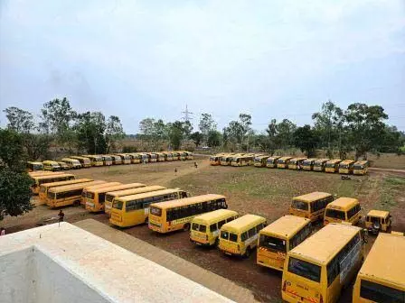 CG News: स्कूल खुलने से पहले स्कूल बसों का निरीक्षण