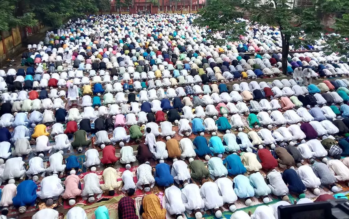 Assam news :  ईद-उल-जुहा का त्यौहार नमाज और जश्न के साथ मनाया गया