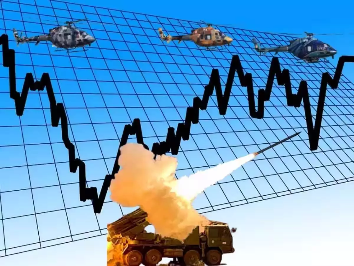 Defence stocks: भारत डायनेमिक्स के शेयरों में 5 प्रतिशत से अधिक की गिरावट देखी गई,