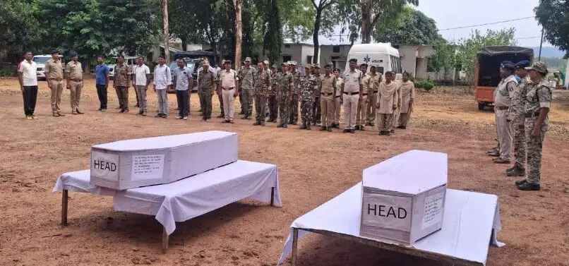 Accident में जान गंवाने वाले दो CAF जवानों को दी गई श्रद्धांजलि