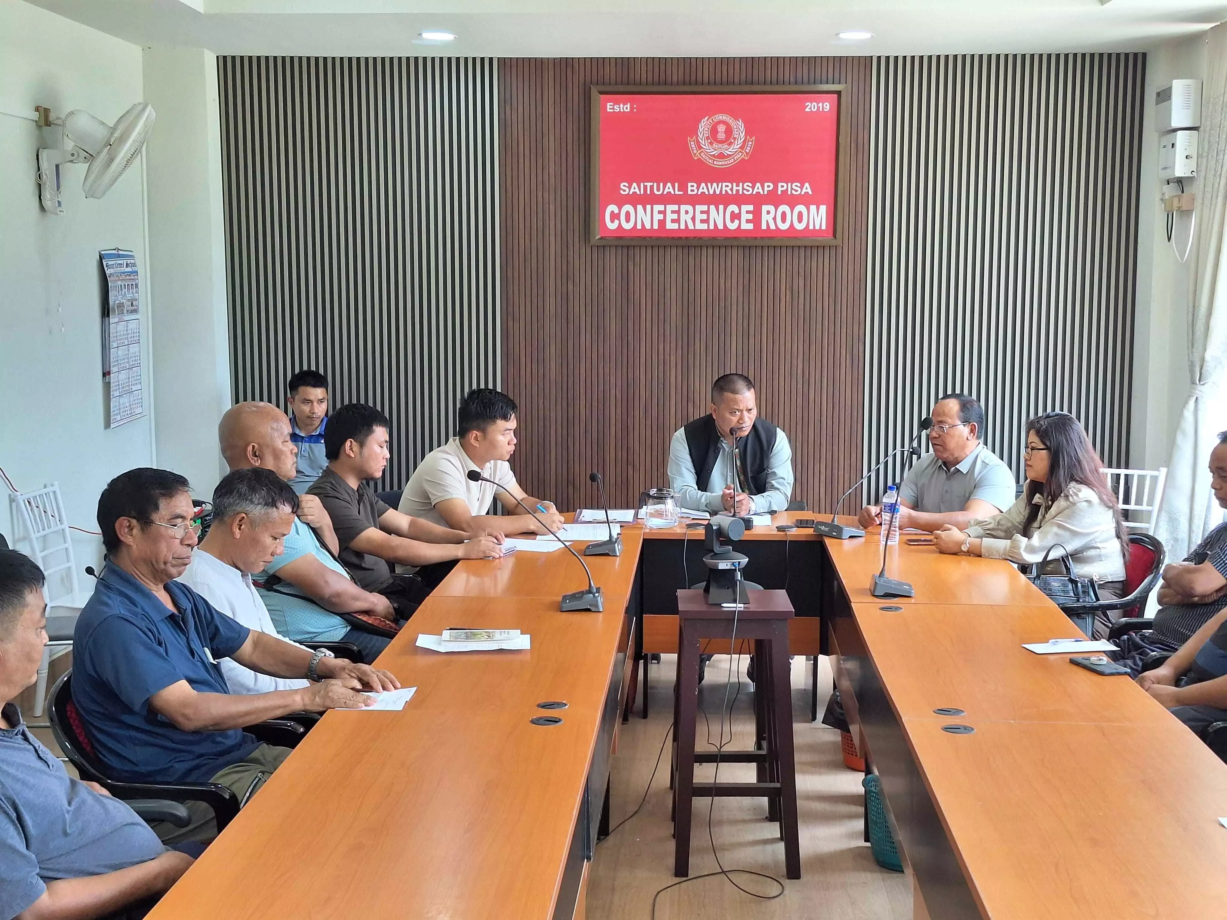 Mizoram News : सैतूल में जिला खेल समिति की बैठक
