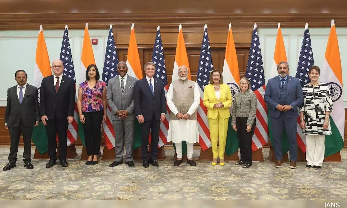 US कांग्रेस ने PM Modi से मुलाकात कर तीसरे कार्यकाल के लिए दी बधाई