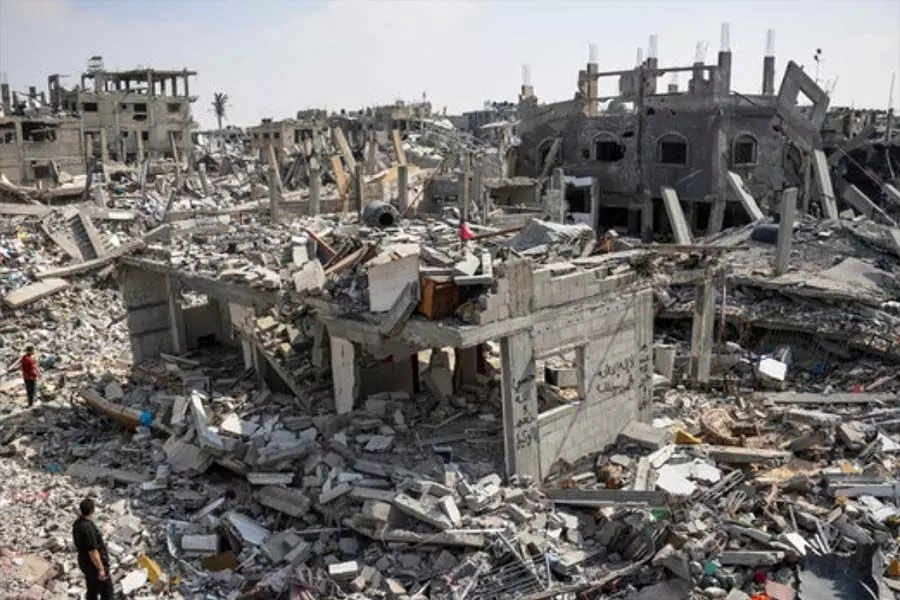 Gaza पट्टी पर इजरायली हमलों से 39 मिलियन टन मलबा उत्पन्न हुआ: यूएन