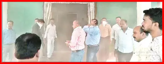 Raipur लोक आयोग दफ्तर में आग एक साजिश!