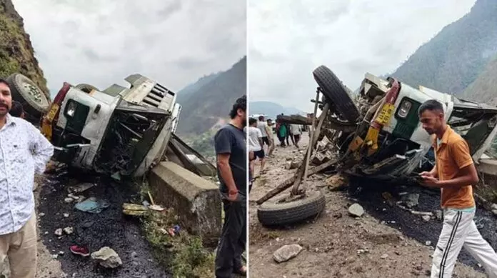 Himachal Pradesh News : बस के दुर्घनाग्रस्त, चालक परिचालक सहित चार लोगों की मौत