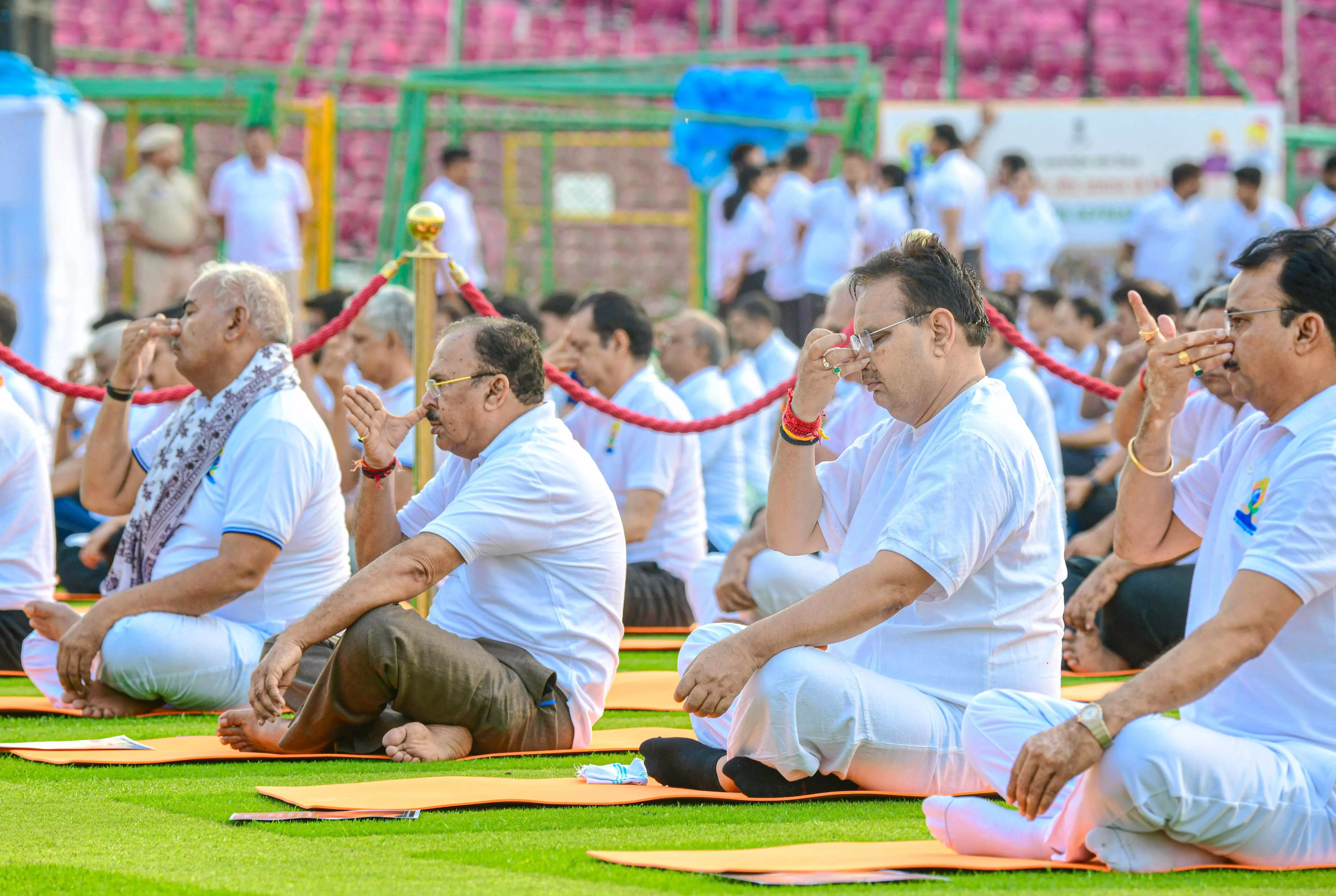 CM भजनलाल शर्मा : स्वस्थ जीवन शैली में योग की अहम भूमिका प्रधानमंत्री जी की पहल से विश्व में योग हुआ लोकप्रिय