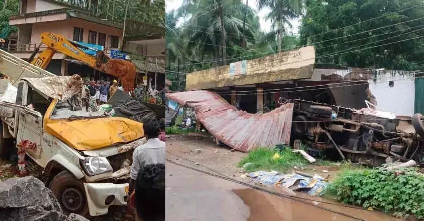 KERALA NEWS : कोझिकोड में पिकअप वैन के दुकान से टकराने से दो लोगों की मौत, 3 घायल
