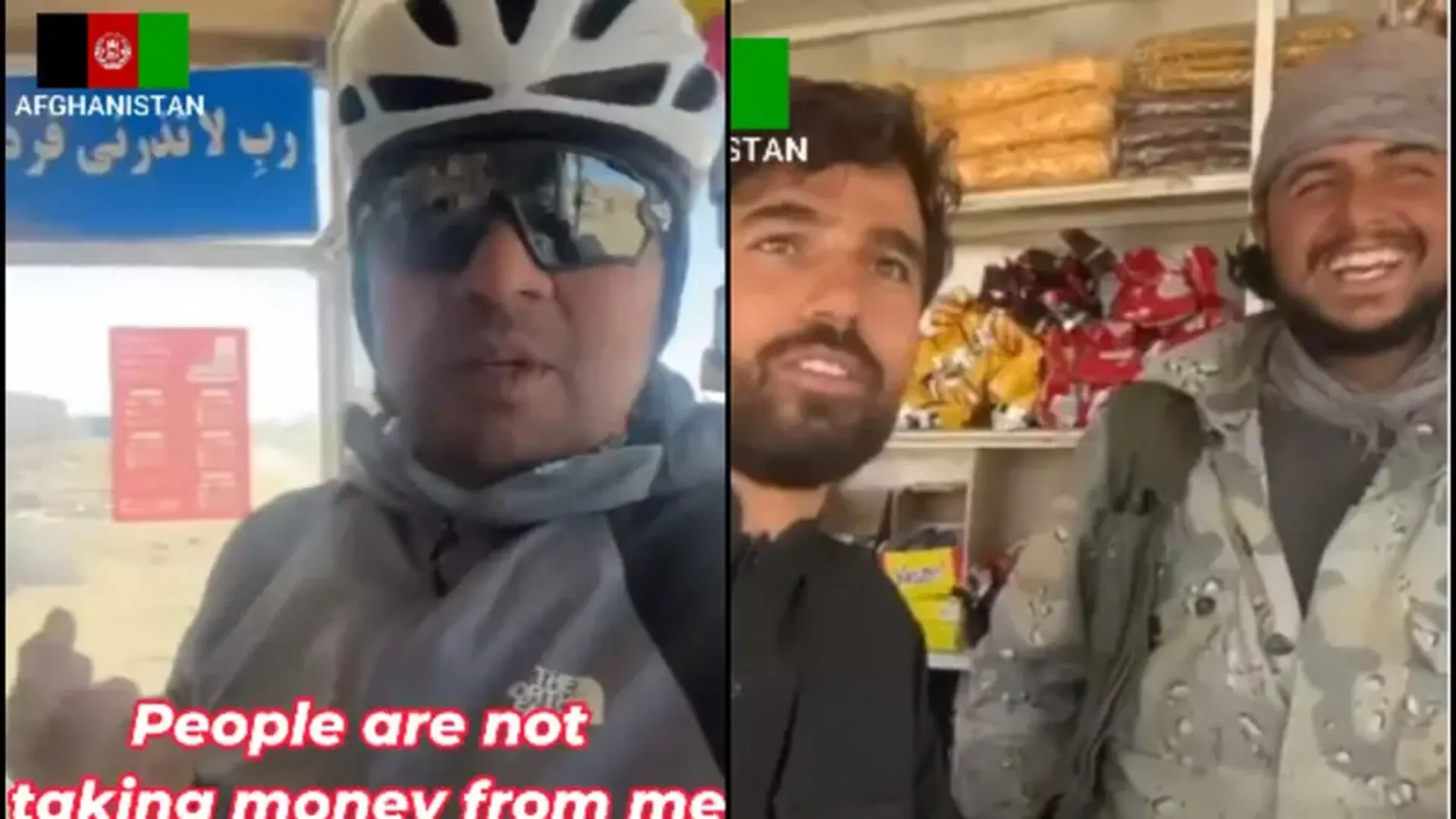 Cycle Baba की अफगानियों से दिल को छू लेने वाली मुलाकात, देखें VIDEO...