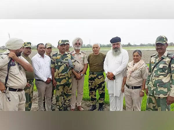 BSF और पंजाब पुलिस ने तरनतारन में चीन निर्मित ड्रोन बरामद किया