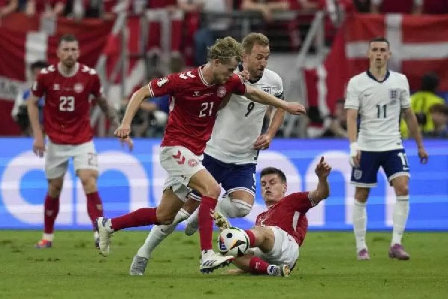 European Championship: इंग्लैंड डेनमार्क को काबू में रखने में विफल रहा मैच 1-1 से ड्रा