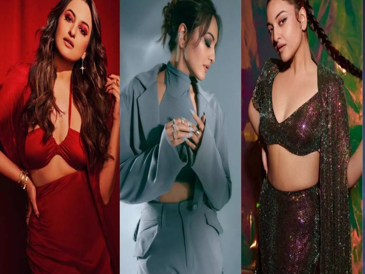 Sonakshis attractive ; जल्द ही दुल्हन बनने वाली सोनाक्षी की छा गई आकर्षक डिज़ाइन लुक्स