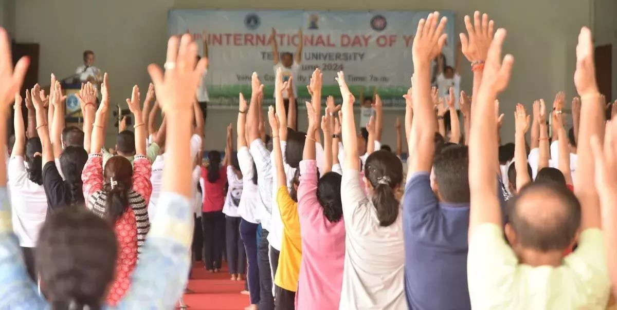 ASSAM NEWS :  तेजपुर विश्वविद्यालय में अंतर्राष्ट्रीय योग दिवस मनाया गया