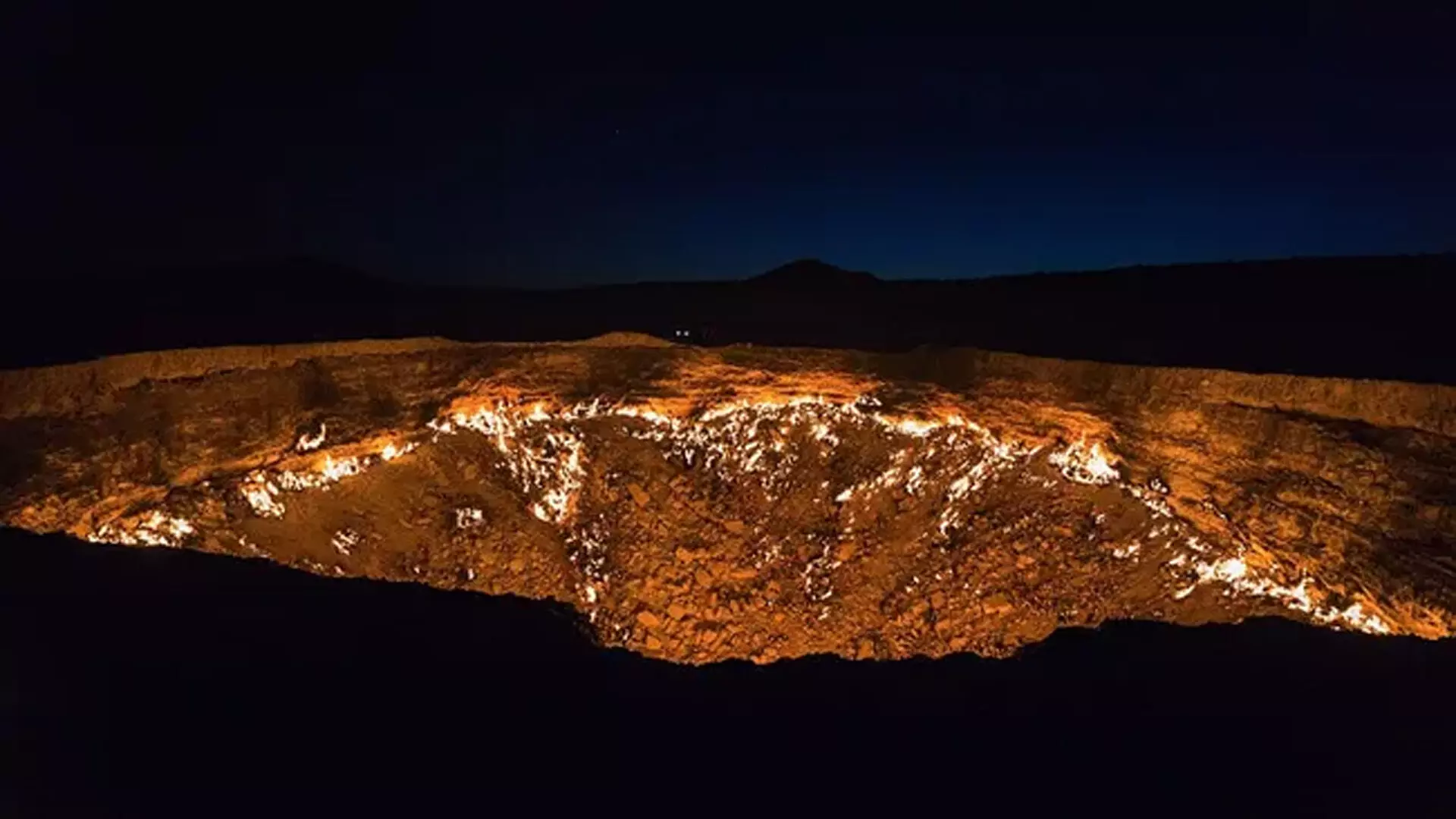 Gates of Hell: तुर्कमेनिस्तान का मीथेन-ईंधन वाला अग्निकुंड