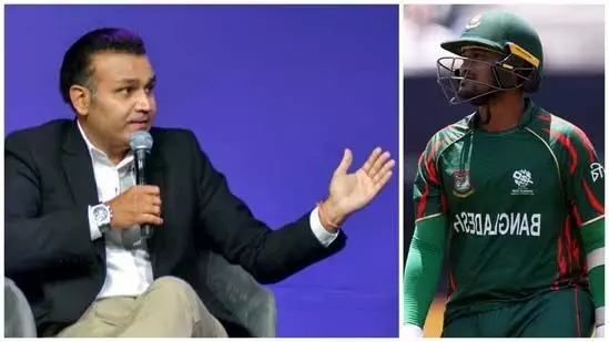 Cricket: विश्व कप में भारत के खिलाफ शाकिब अल हसन के फ्लॉप शो के बाद वीरेंद्र सहवाग ने कहा