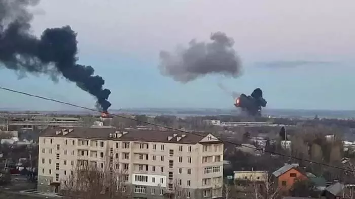 Ukraine: खारकीव में बमबारी के बाद रूस में भेजे 30 से अधिक ड्रोन