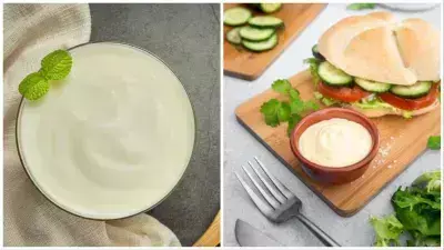 Mayonnaise : मिनटों में बिना अंडे और तेल के बना सकते हैं हेल्दी मेयोनेज