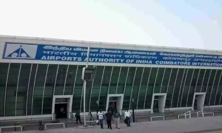 CHENNAI: कोयंबटूर हवाई अड्डे पर बम की धमकी वाला ईमेल मिलने के बाद सुरक्षा कड़ी कर दी गई
