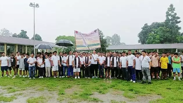 Arunachal : अंतर्राष्ट्रीय नशा मुक्ति दिवस के अवसर पर मैराथन दौड़ का आयोजन