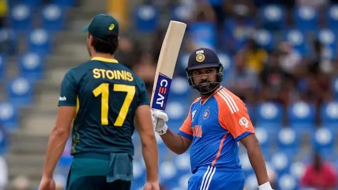 Cricket: रोहित शर्मा की धमाकेदार पारी की बदौलत भारत सेमीफाइनल में पहुंचा