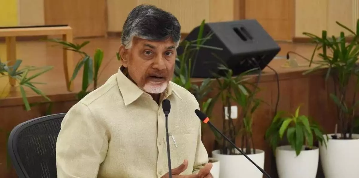 Andhra : मुख्यमंत्री एन चंद्रबाबू नायडू का कुप्पम में भव्य स्वागत