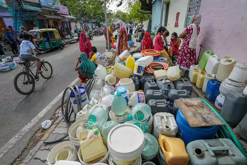 National News:जल की कमी भारत की साख के लिए हानिकारक सामाजिक अशांति को बढ़ावा दे सकती है