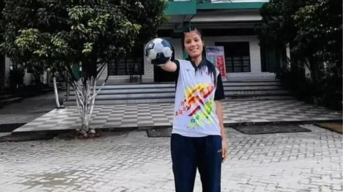 ASSAM NEWS :  धेमाजी की मधुस्मिता लागाशु का भारतीय राष्ट्रीय महिला हैंडबॉल टीम में चयन