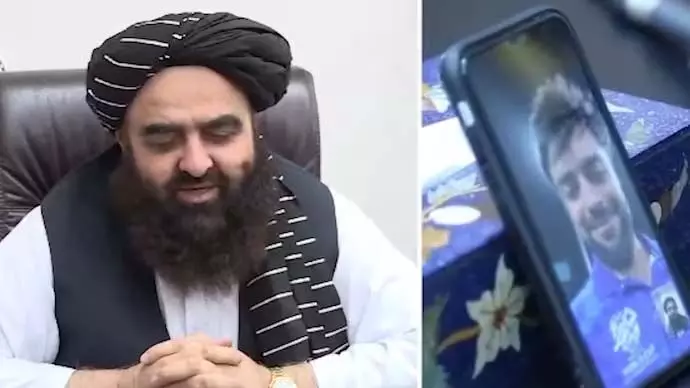 Cricket: तालिबान के मंत्री ने वीडियो कॉल पर कैप्टन राशिद खान को बधाई दी