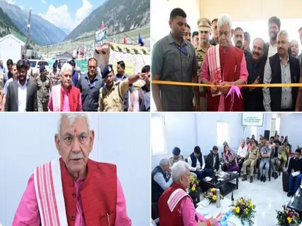 Jammu and Kashmir के उपराज्यपाल मनोज सिन्हा ने अमरनाथ यात्रा बेस कैंप का दौरा किया, व्यवस्थाओं की समीक्षा की