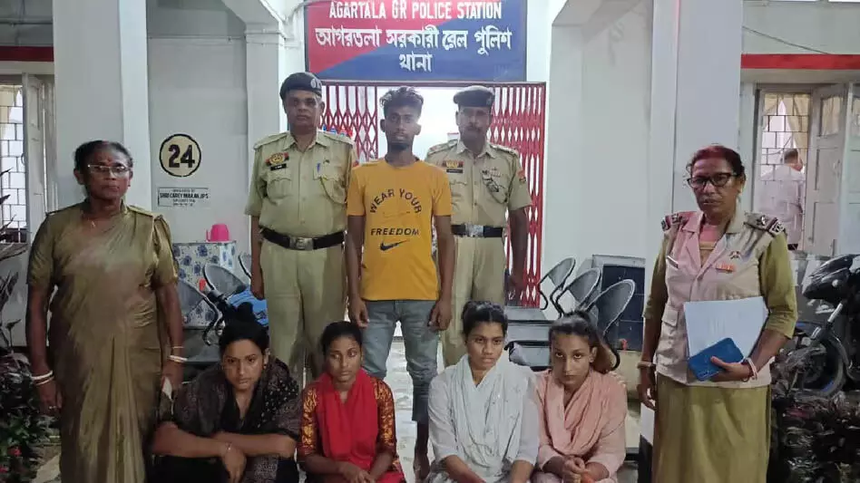 Tripura News :  भारत में अवैध प्रवेश के आरोप में अगरतला स्टेशन पर 4 बांग्लादेशी नागरिक गिरफ्तार