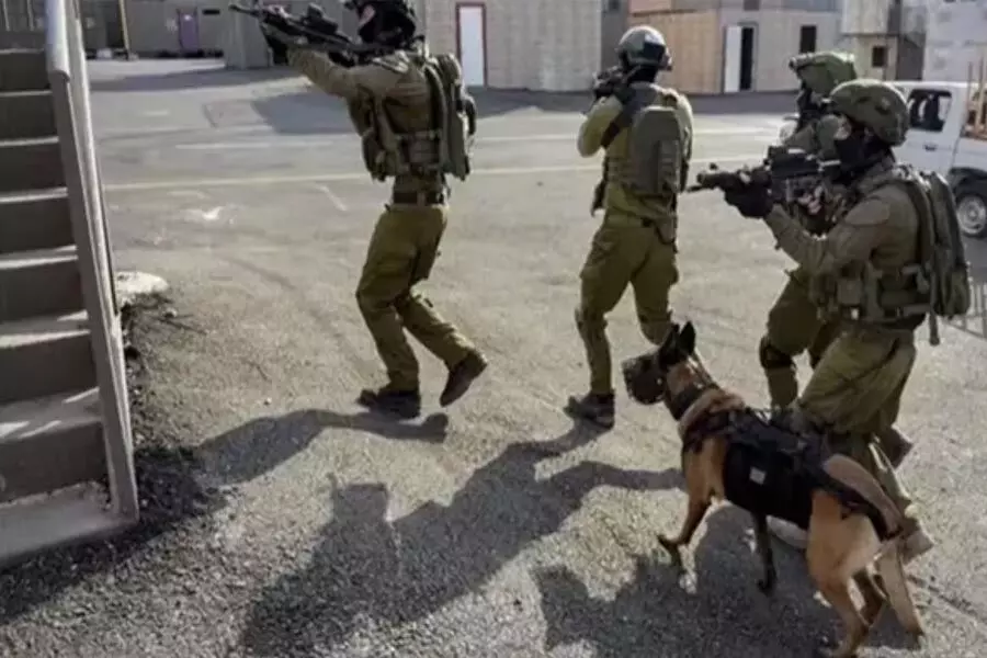 Israeli army ने फ़िलिस्तीनी महिला पर छोड़ा कुत्ता, Video आया सामने