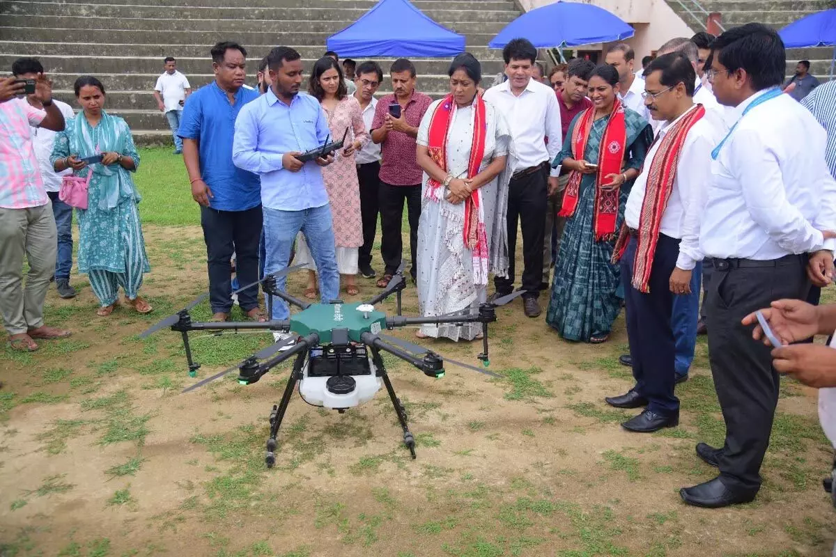 NECTAR और जवाहरलाल नेहरू कॉलेज ने बोको में महिला बैच के उद्घाटन के साथ असम का पहला ड्रोन पायलट प्रशिक्षण केंद्र शुरू