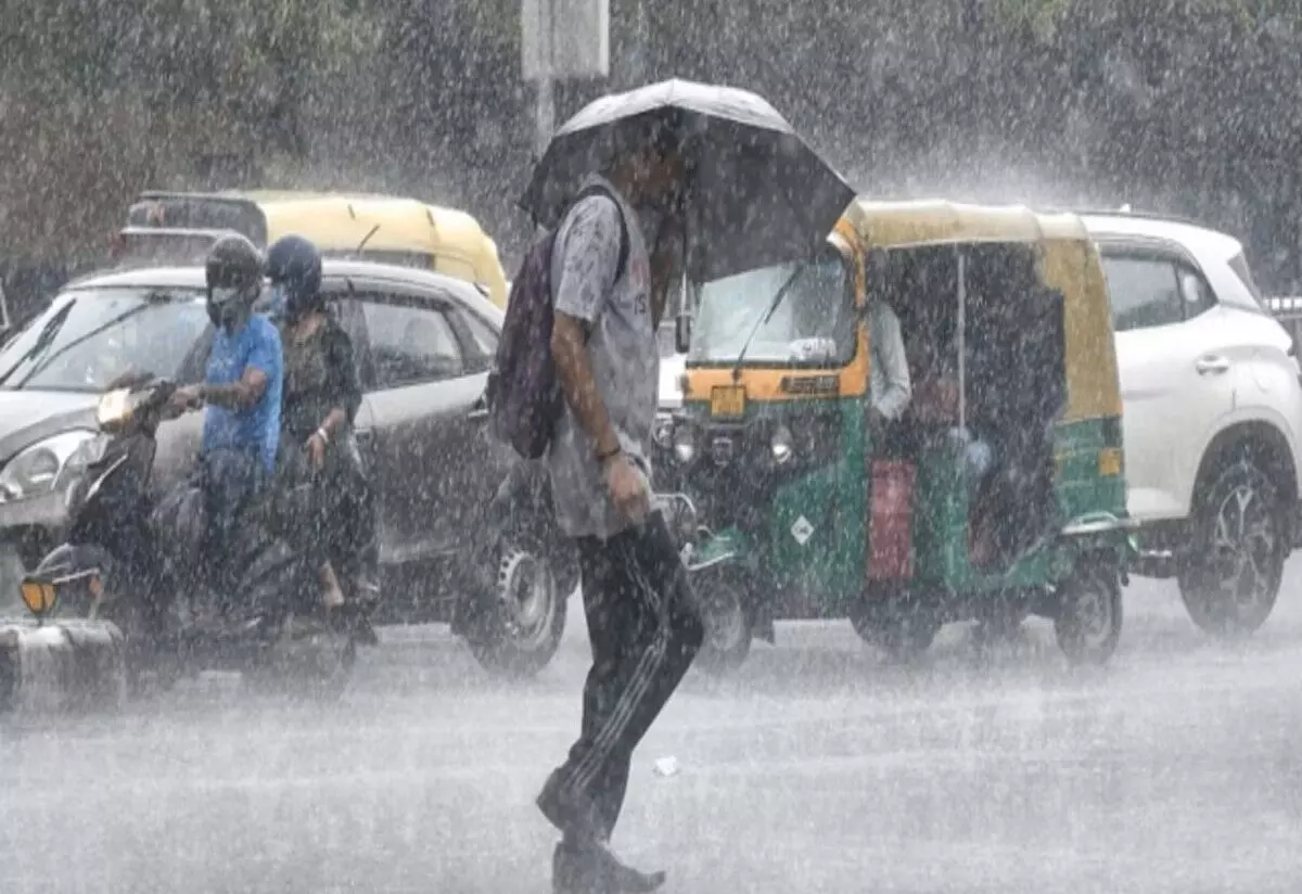 Bharatpur: बयाना में प्री-मानसून की एक घंटे तक हुई तेज बारिश