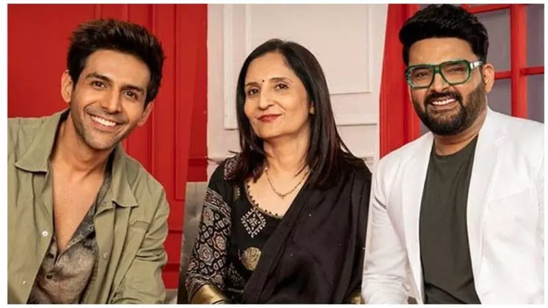 TGIKS: द ग्रेट इंडियन कपिल शो के फाइनल एपिसोड में कार्तिक आर्यन और उनकी मां माला तिवारी ने लिया  हिस्सा