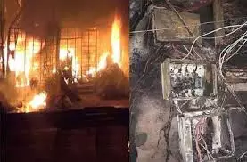 Haryana News: शॉट सर्किट से गुरु कृपा फ्रिज की फैक्ट्री में लगी भीषण आग