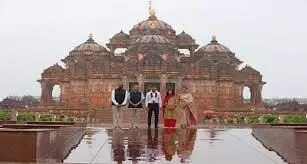 Akshardham Temple: अक्षरधाम मंदिर में नशा मुक्ति पर लिया गया संकल्प