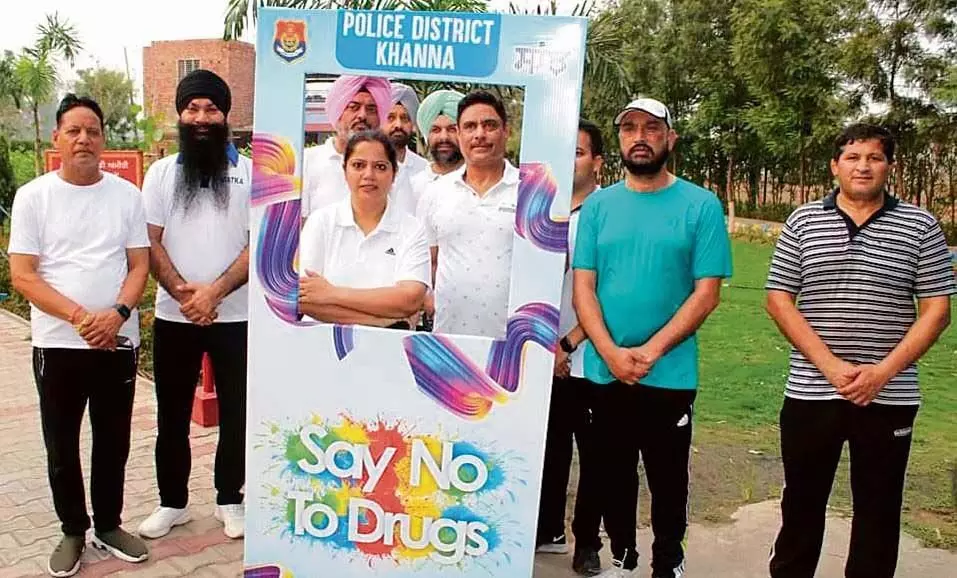 Ludhiana: नशे के खिलाफ जागरूकता बढ़ाने के लिए ‘वॉक-एंड-रन’ मैराथन